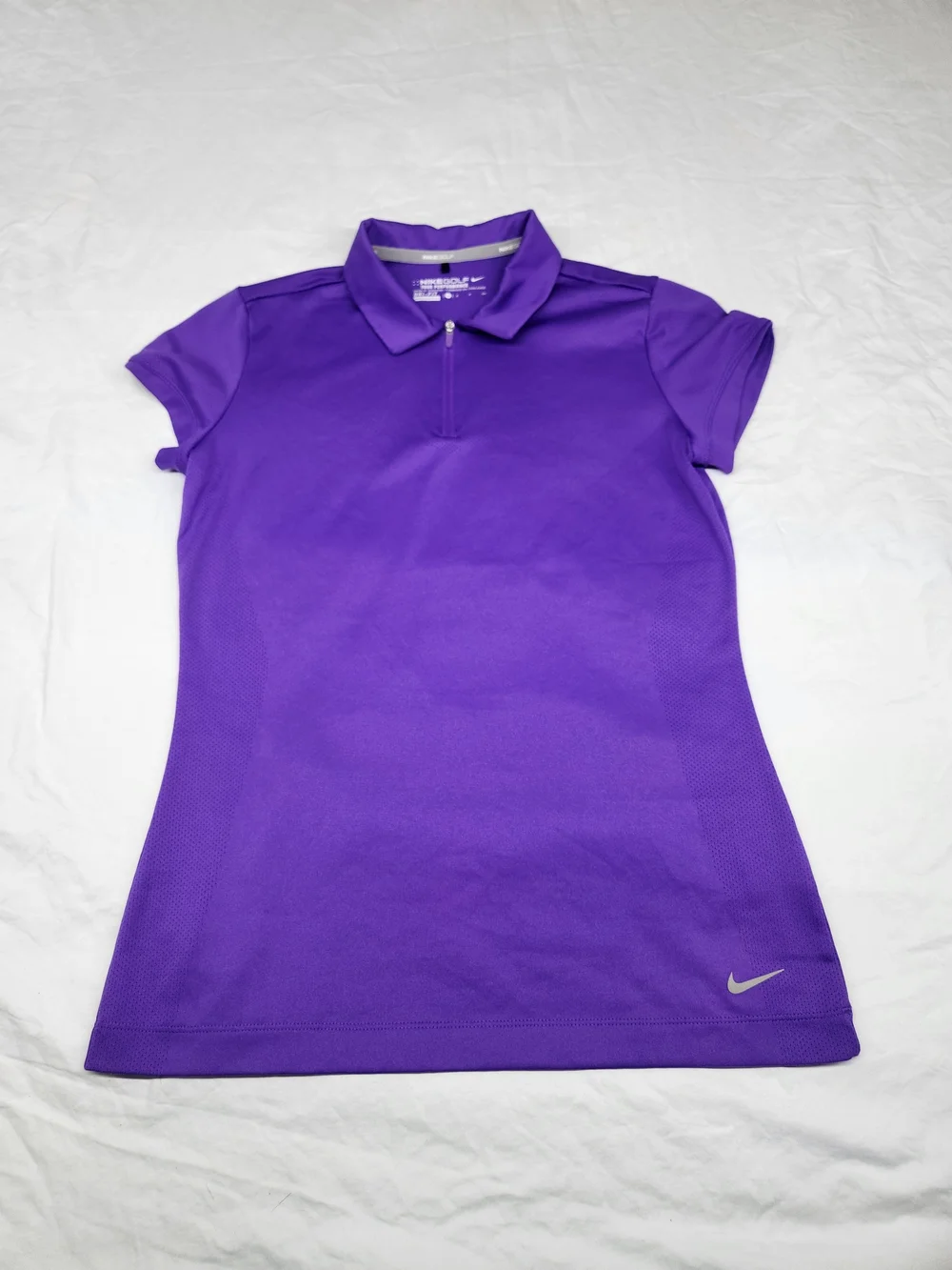 Nike Pro Golf Women's Purple Polo Performance Top